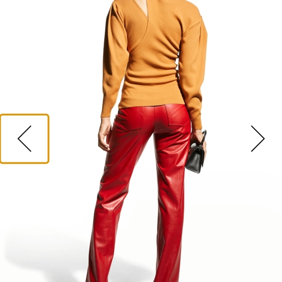 A.L.C.asymmetric sweater with a cutout. Asymmetrical neckline - Picture 4 of 4